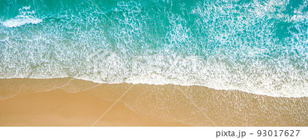 Top view aerial image from drone  93017627