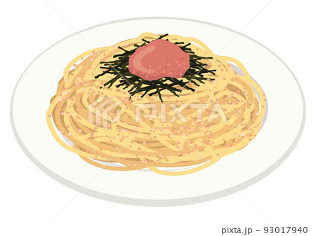 食事_パスタ_たらこスパゲティ_明太子スパゲティ 93017940