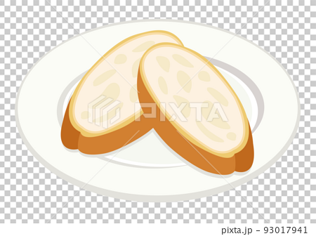 パン_バゲット フランスパンのイラスト素材 [93017941] - PIXTA