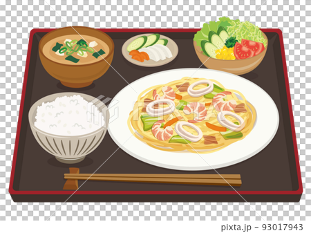 Meal_Seafood Salt Yakisoba Set Meal 93017943