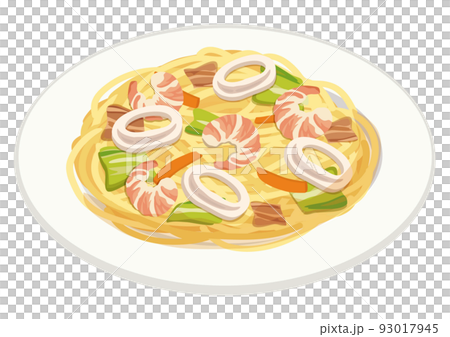 食事_海鮮塩焼きそば 食事_海鮮塩焼きそば 93017945