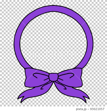 帶主線的紫絲帶標誌 93021057