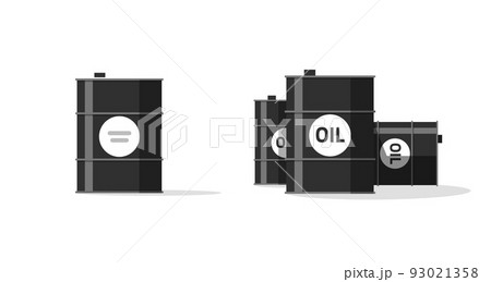 Barrel or oil fuel icon vector or crude gasoline steel can and chemical container gallon flat cartoon graphic illustration isolated on white, metal petrol lubricant drum tank clipart image Barrel or oil fuel icon vector or crude gasoline steel can and chemical container gallon flat cartoon graphic illustration isolated on white, metal petrol lubricant drum tank clipart image 93021358
