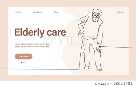 Programs for Seniors Landing Page Template. Elderly Health Care. Elderly care. Cartoon People Vector Illustration. Programs for Seniors Landing Page Template. Elderly Health Care. Elderly care. Cartoon People Vector Illustration. 93021403