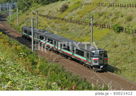 千歳線　上野幌ー北広島　JR北海道　731系　G-102編成（札幌） 93021412