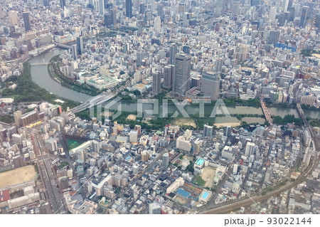 大阪OBP上空　航空写真 93022144