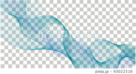 Blue Swirls and Swooshes Vector Accent Line Work - Stock Illustration  [95221421] - PIXTA