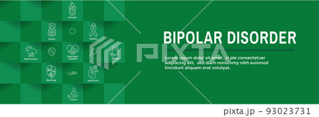 Bipolar Disorder or Depression BP Icon Set & Web Header Banner Bipolar Disorder or Depression BP Icon Set & Web Header Banner 93023731