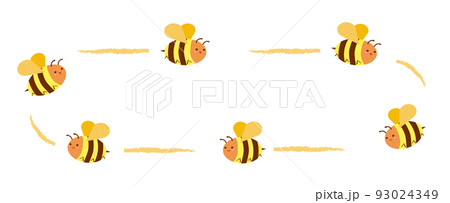 はたらくミツバチ 枠 デコレーション フレーム はたらくミツバチ 枠 デコレーション フレーム 93024349