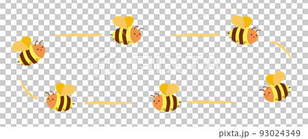 はたらくミツバチ 枠 デコレーション フレーム はたらくミツバチ 枠 デコレーション フレーム 93024349