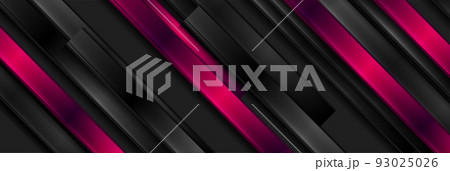 Contrast purple and black stripes geometrical background 93025026