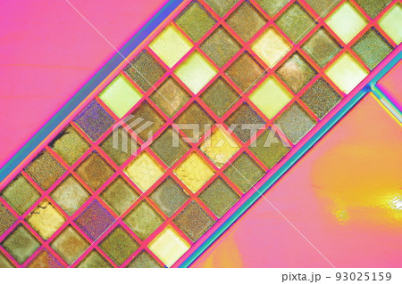 Close up detail of reflected glass facade with rectangular windows Close up detail of reflected glass facade with rectangular windows 93025159