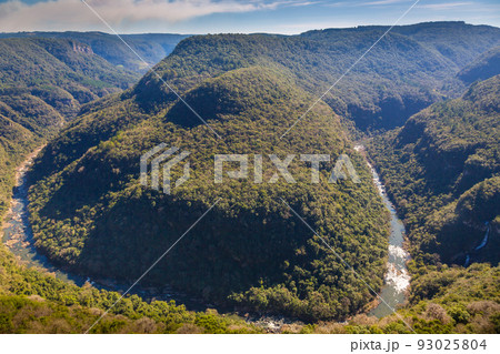 Valley of Horseshoe in rainforest Landscape, Gramado, southern Brazil 93025804