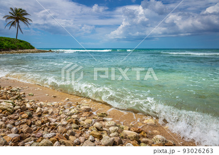 Tropical paradise, Montego bay caribbean beach, Jamaica 93026263