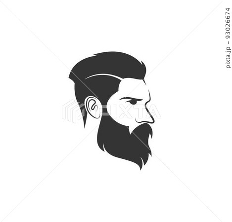 Men's hairstyle icon design illustration 93026674