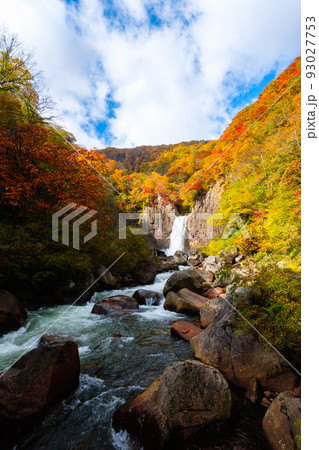 苗名滝（秋） 93027753