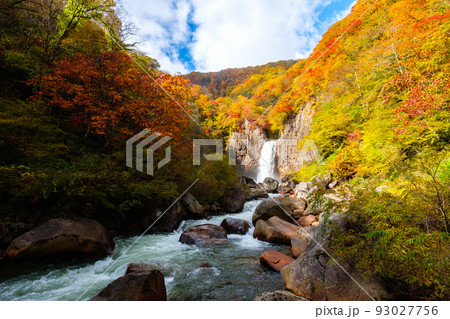 苗名滝（秋） 93027756