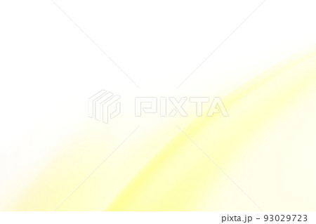 黄色系パステルの背景　緩やかなライン・曲線　 93029723