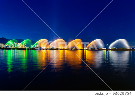 琵琶湖花噴水夜景Rev4 琵琶湖花噴水夜景Rev4 93029754