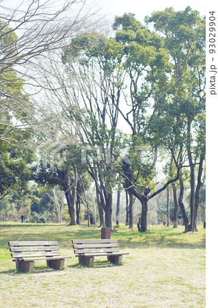 公園のベンチ　オールドレンズ 93029904
