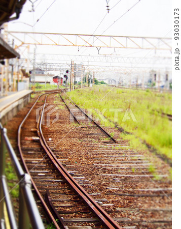鉄道のある風景　チルトシフト 93030173