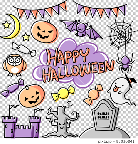 ハロウィーンモチーフのセット ハロウィーンモチーフのセット 93030841