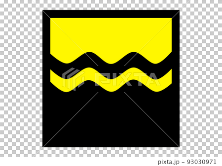Flood warning Graphic material Flood warning Graphic material 93030971