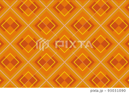 チェック柄の背景イラストイメージ 93031090