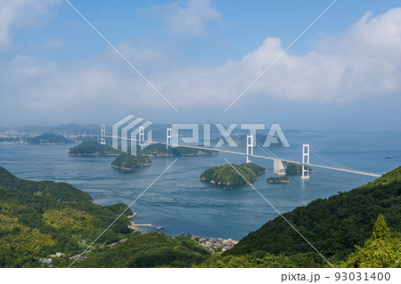 瀬戸内海を跨ぐ来島海峡大橋 瀬戸内海を跨ぐ来島海峡大橋 93031400