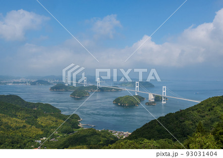 瀬戸内海を跨ぐ来島海峡大橋 瀬戸内海を跨ぐ来島海峡大橋 93031404