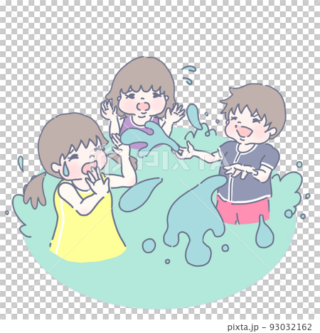 A girl who hates being splashed with water (private swimsuit ver) 93032162