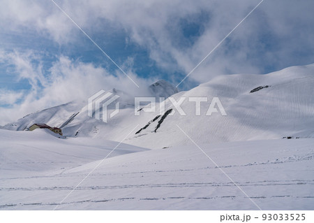 立山　冬　登山 93033525