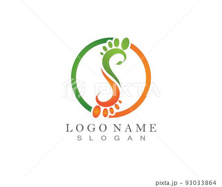 Reflexology foot icon vector illustration 93033864