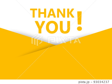 Thank you banner vector with copy space for business, marketing, flyers, bunners, presentations and posters. illustration 93034237