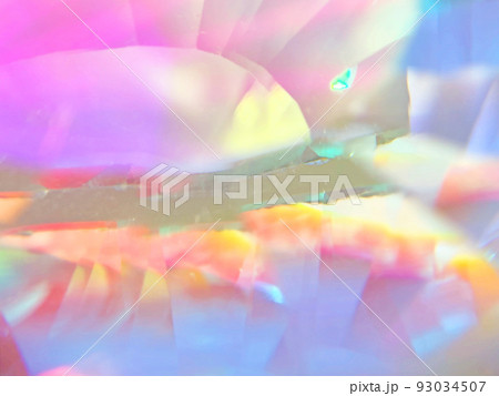 オーロラ加工クリスタルのアップ 93034507