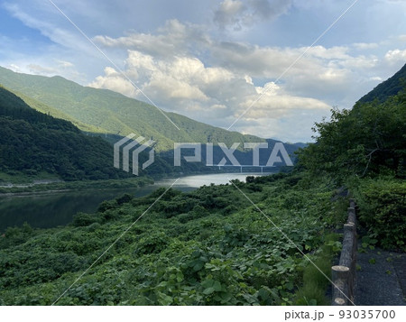 大川ダム公園（若郷湖西公園）からの風景 93035700