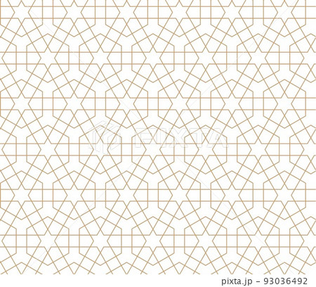 Islamic background with traditional style...のイラスト素材 [93036492] - PIXTA