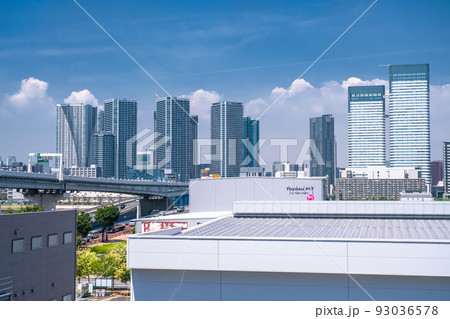 《東京都》晴海のタワーマンションの風景・東京ベイエリア 93036578