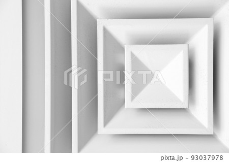 White ceiling ventilation grille with dust on diffusors White ceiling ventilation grille with dust on diffusors 93037978
