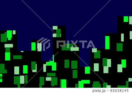 夜のビル群 93038145