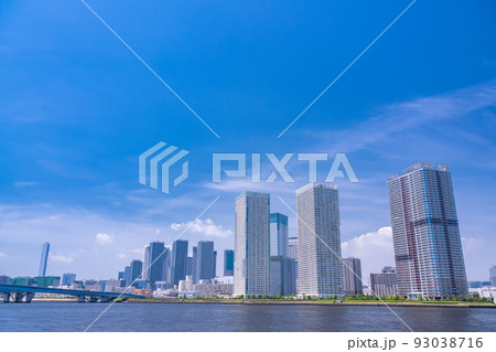《東京都》晴海のタワーマンションの風景・東京ベイエリア 93038716