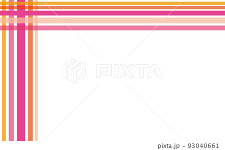 フレーム　ボーダー　ストライプ 93040661