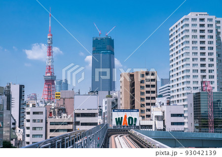 《東京都》夏の東京都市風景 93042139