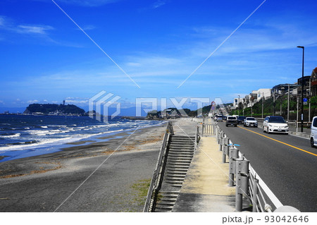 8月　鎌倉1381富士山と江ノ島･七里ガ浜 93042646