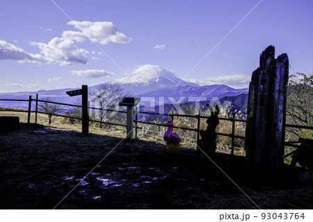 大野山山頂より富士山 93043764