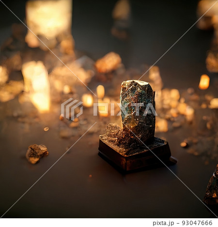 Digital art of ancient god artifact 93047666