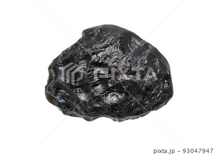 Tektite on white background 93047947