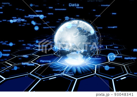 グラフィックデザイン　素材 93048341