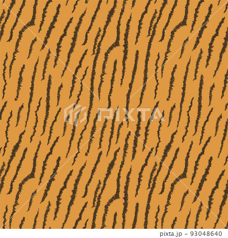 pattern texture tiger orange stripe repeated seamless black jungle safari 93048640
