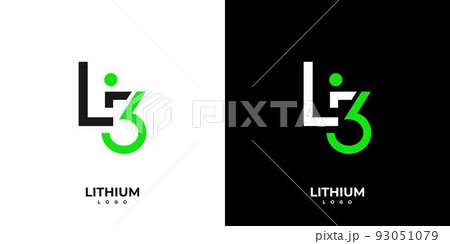 Modern and professional lithium logo design 93051079